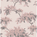 M1670 Ashdown Pink Tree Wallpaper