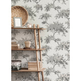 M1671 Ashdown Grey Tree Wallpaper