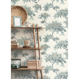  M1673 Ashdown Teal Tree Wallpaper