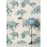  M1673 Ashdown Teal Tree Wallpaper