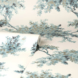  M1673 Ashdown Teal Tree Wallpaper