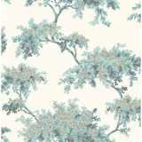  M1673 Ashdown Teal Tree Wallpaper