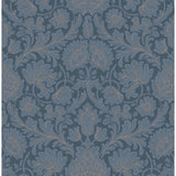 M1681 Bamburg Dark Blue Floral Wallpaper