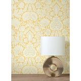 M1682 Bamburg Mustard Floral Wallpaper