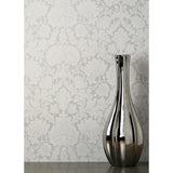 M1683 Bamburg Grey Floral Wallpaper