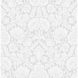 M1683 Bamburg Grey Floral Wallpaper