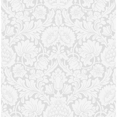 M1683 Bamburg Grey Floral Wallpaper