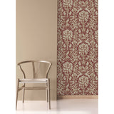 M1685 Richmond Maroon Floral Wallpaper
