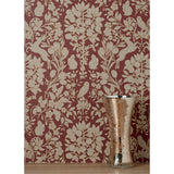 M1685 Richmond Maroon Floral Wallpaper