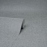 M1702 Glen Dark Grey Linen Wallpaper