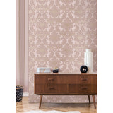 M1706 Windsor Pink Damask Wallpaper