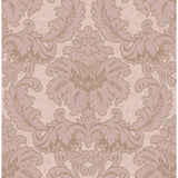 M1706 Windsor Pink Damask Wallpaper