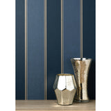 M1708 Rydia Blue Stripe Wallpaper