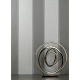  M1709 Rydia Grey Stripe Wallpaper