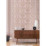 M1710 Rydia Pink Stripe Wallpaper