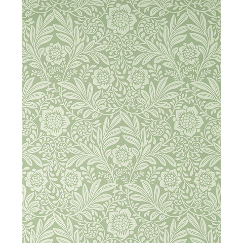 M1744 Camille Sage Damask Wallpaper