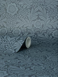 M1745 Camille Navy Damask Wallpaper