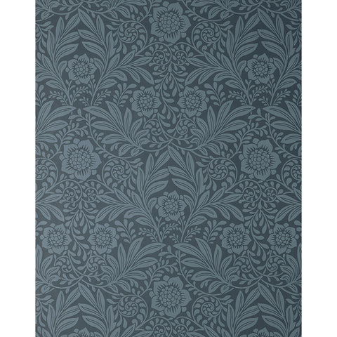M1745 Camille Navy Damask Wallpaper