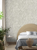 M1860 Arran Grey Swirling Stripe Wallpaper