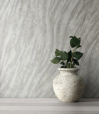 M1860 Arran Grey Swirling Stripe Wallpaper