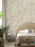 M1861 Arran Neutral Swirling Stripe Wallpaper