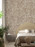 M1862 Arran Rose Gold Swirling Stripe Wallpaper
