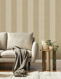 M1869 Finn Light Brown Chevron Stripe Wallpaper