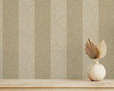 M1869 Finn Light Brown Chevron Stripe Wallpaper