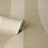 M1869 Finn Light Brown Chevron Stripe Wallpaper
