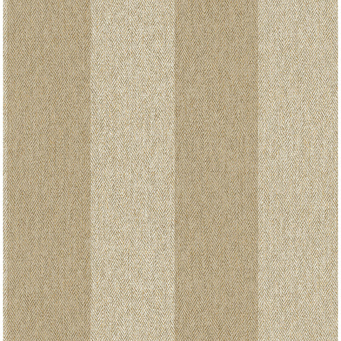M1869 Finn Light Brown Chevron Stripe Wallpaper