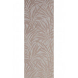 M23003 Floral Taupe Gray copper metallic palm tree leaves branches textured wallpaper
