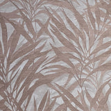 M23003 Floral Taupe Gray copper metallic palm tree leaves branches textured wallpaper
