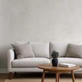 M23032 Grayish ivory off white cream faux stone plaster imitation textured wallpaper 3D
