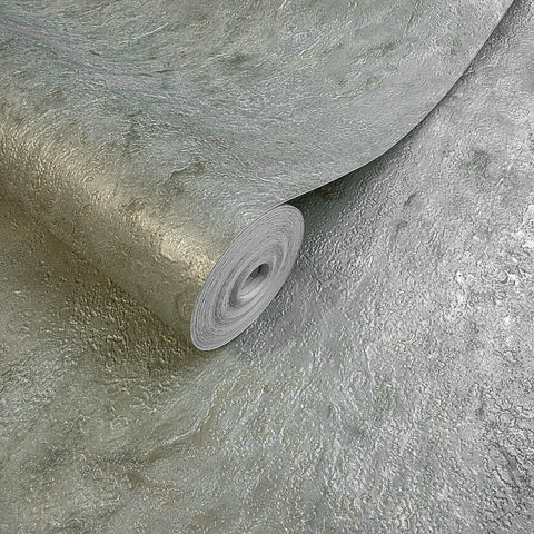 M23036 Brass Gray taupe tan faux stone plaster imitation textured modern wallpaper roll

