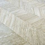 M23054 Modern Herringbone golden nude ivory yellow brass faux wood textured wallpaper