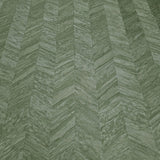 M23058 Contemporary Herringbone olive hunter green faux wood textured wallpaper roll 3D
