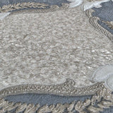 M31910 Gray beige gold brass tan faux plaster textured Victorian damask Wallpaper rolls
