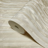 M31919 Modern shimmer golden ivory yellow faux silk pleated fabric textured Wallpaper
