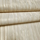 M31919 Modern shimmer golden ivory yellow faux silk pleated fabric textured Wallpaper
