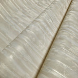M31919 Modern shimmer golden ivory yellow faux silk pleated fabric textured Wallpaper
