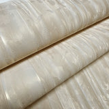 M31919 Modern shimmer golden ivory yellow faux silk pleated fabric textured Wallpaper
