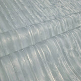 M31923 Modern shimmer mint light blue green faux silk pleated fabric textured Wallpaper
