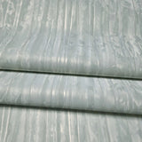 M31923 Modern shimmer mint light blue green faux silk pleated fabric textured Wallpaper
