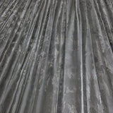 M31928 Modern Dark gray silver metallic faux silk pleated fabric textured Wallpaper 3D
