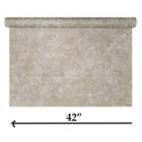 M31932 Embossed Taupe gold metallic faux cracked plaster textured modern Wallpaper roll
