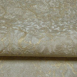 M31932 Embossed Taupe gold metallic faux cracked plaster textured modern Wallpaper roll
