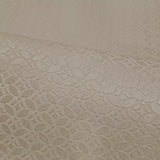 M50502 Embossed beige tan cream faux fabric textured monogram modern Wallpaper rolls 3D
