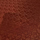 M50508 Embossed shimmer red faux silk fabric textured monogram modern Wallpaper roll 3D