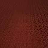 M50508 Embossed shimmer red faux silk fabric textured monogram modern Wallpaper roll 3D