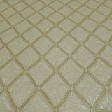 M50514 Embossed yellow cream gold faux fabric textured diamonds modern Wallpaper rolls